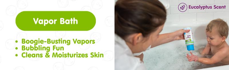 Boogie Baby Spa Gift Set – Vapor Bath, Vapor Bath Salts & Organic Head-to-Toe Balm for Infants & Kids