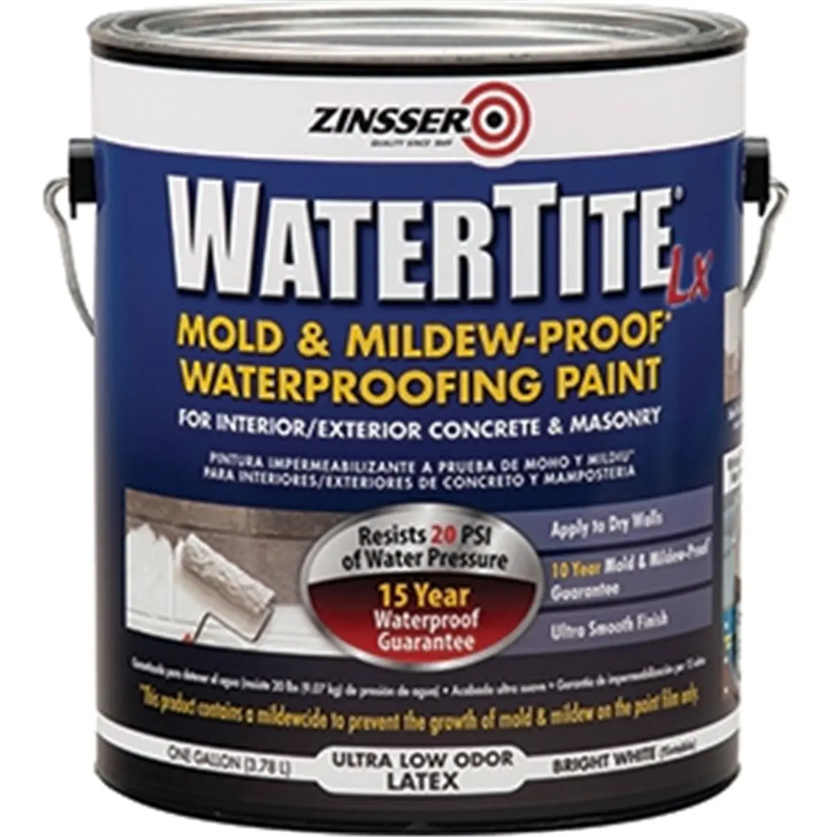 Zinsser Company 270267 1 Gallon Watertite-lx Latex Waterproofing Paint 100 VOC