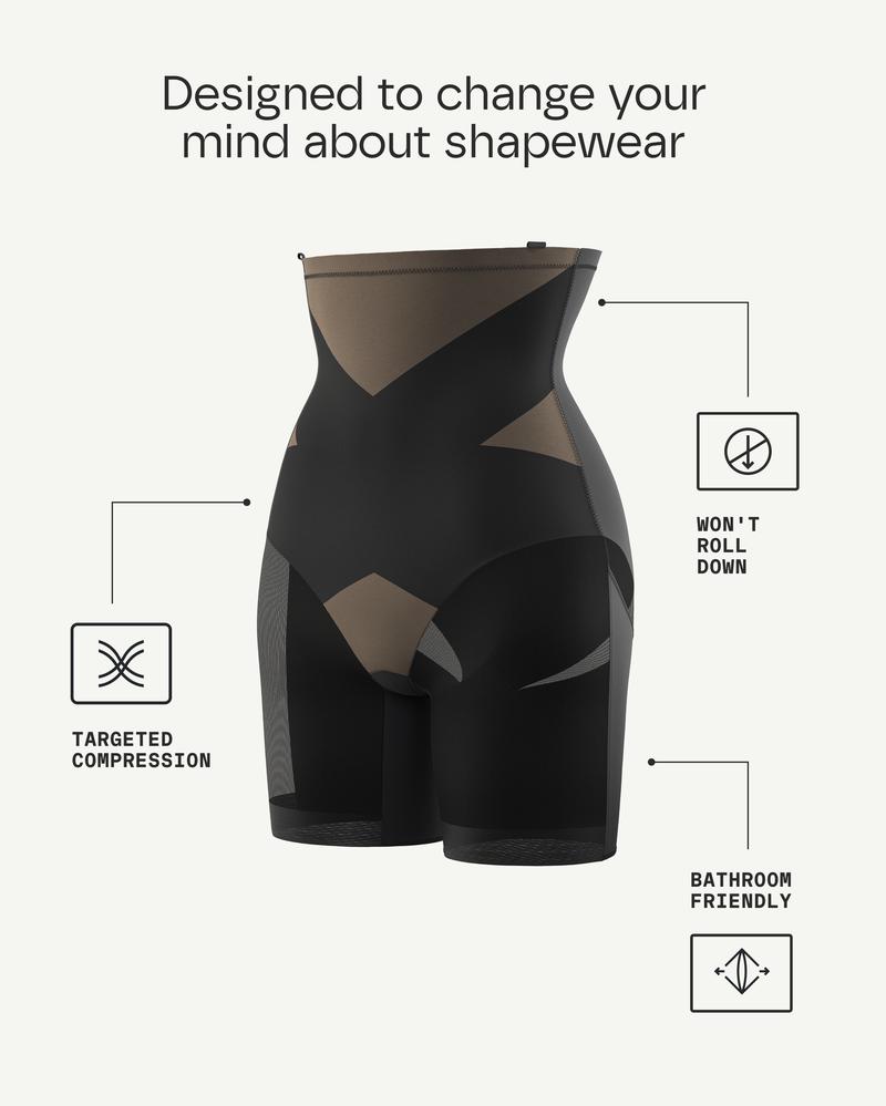Honeylove SuperPower Short - High Compression Shapewear for Women