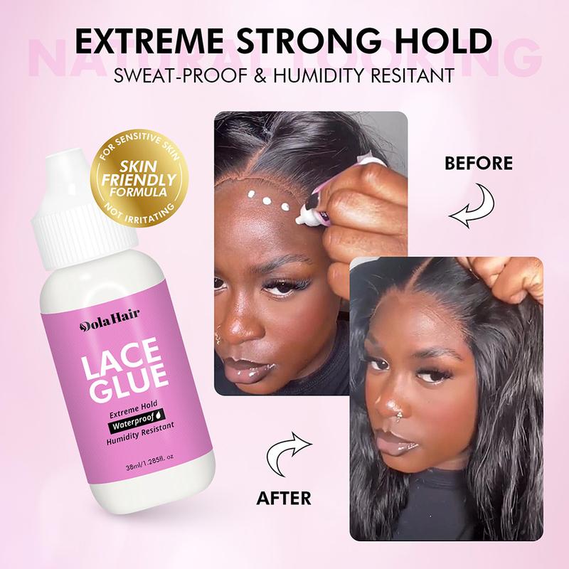 Dolahair Glueless Lace Melting Spray Wig Install Kit with Lace Glue Adhesive Glue Remover & Lace Bands for Seamless Natural Look Dolahair Glueless Lace Melting Spray Wig Install Kit with Lace Glue Adhesive Glue Remover & Lace Bands for Seamless Natural Look
