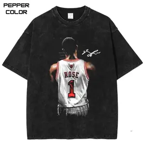 D ROSE Graphic Tee, Vintage Basketball Tee, Game Day Shirt, Unisex Streetwear Tee, cotton crewneck shirt,Trending, All Size, Gift Basketball fans