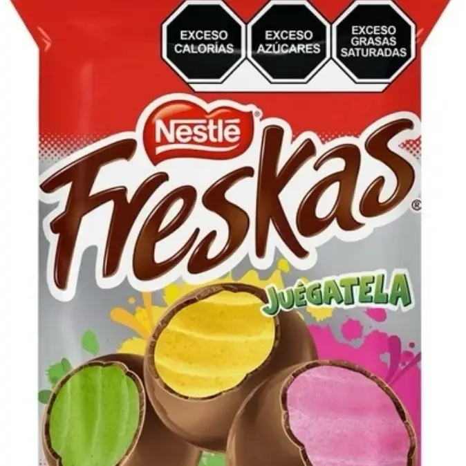 Nestlé Freskas Juégatela 35g - Chocolate Coated Candies with Fruity Centers ( 1pz, 9pz)