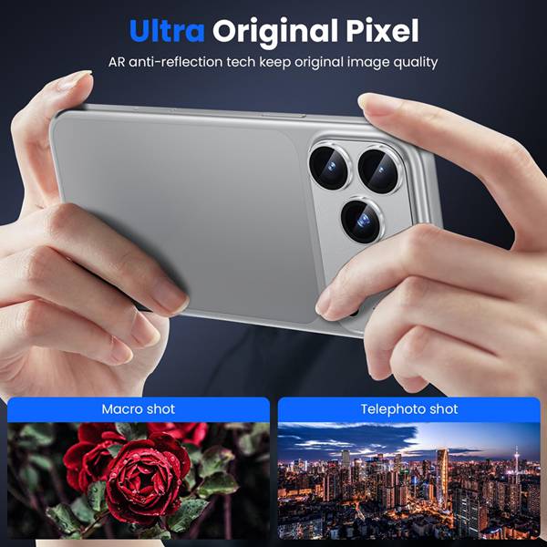 Full Coverage Metal Shockproof Camera Protector Film for Apple iPhone 17 Pro Max / 17 Air 3D One-Piece Screen Printing Anti-Fingerprint Tempered Glass Lens Film with Supplier Warranty