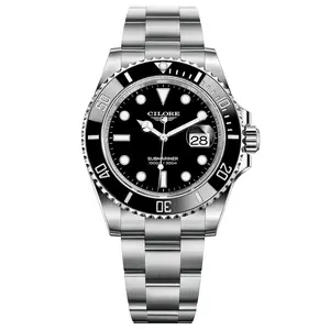 Luxe Black Dive Watch | Elevate Business & Party Elegance