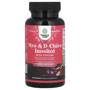 Nature's Craft Myo & D-Chiro Inositol with Choline, 60 Capsules