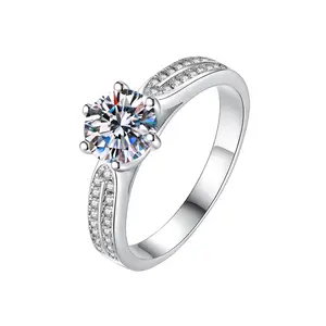 #25 (Coco) 925 Sterling Silver Synethic Moissanite Ring