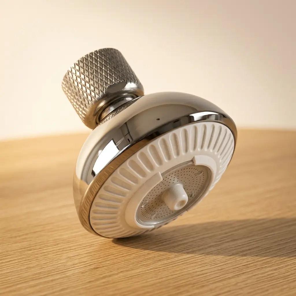 【CleanFlow Studio】Minimalist Faucet Aerator | 360° Pivot & Anti-Clog | Efficient Turbo Water Flow | Effortless Hand Installation | Standard Home Faucet Fit