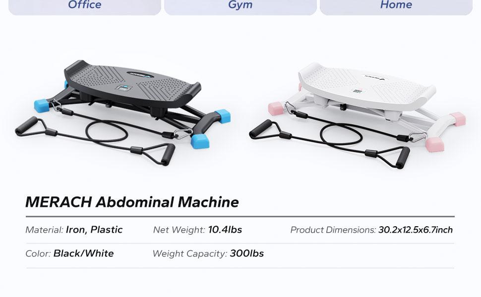 MERACH Balancing Machine, Leg Exercise Low Impact Plyometric Training Fun Cardio Trainer Full Body Aerobic Exercise Equipment