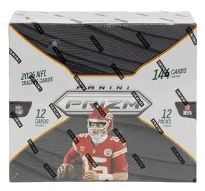 2025 Prizm Football Hobby Box and Packs - 12 Packs per Box - Ripped and Shipped