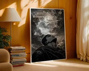 Berserk Anime Wall Art - Guts Dragonslayer Vintage Poster