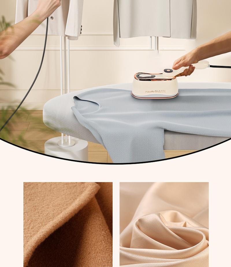 Pukomc Compact Mini Handheld Steam Iron – Ceramic Coated, 4 Steam Levels, 30s Heat-Up, 180° Rotation & Vertical/Horizontal Modes Pukomc Compact Mini Handheld Steam Iron – Ceramic Coated, 4 Steam Levels, 30s Heat-Up, 180° Rotation & Vertical/Horizontal Modes