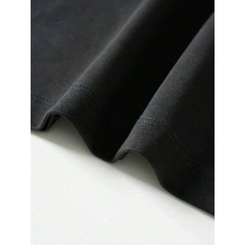 Men'S Classic Cartoon Graphic T-Shirt - "The Adventures of Jimmy Neutron" Full-Character Print, Black Crew Neck Tee, Short Sleeve, Regular Fit, Casual Streetwear for Casual Attire, Allseason Apparel| Playful Design| Cotton Tshirt