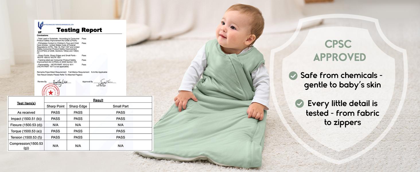 Yoofoss Bamboo Baby Newborn Sleep Sack Wearable Blanket, Cotton Infant Toddler Sleeping Bag 2-Way Zipper Supersoft Quilted Sleepbag Comfort TOG 1.0  Mother's Day Gifts