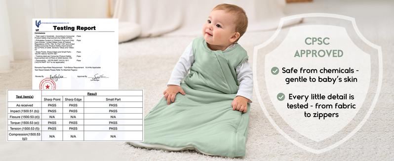 Yoofoss Bamboo Baby Newborn Sleep Sack Wearable Blanket, Cotton Infant Toddler Sleeping Bag 2-Way Zipper Supersoft Quilted Sleepbag Comfort TOG 1.0  Mother's Day Gifts