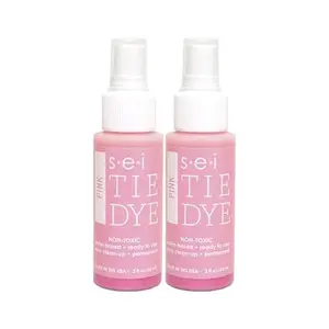 6-1852 Pink Tie Dye Spray Bottles, 2- Ounces, Fabric Spray Dye 2 Pack