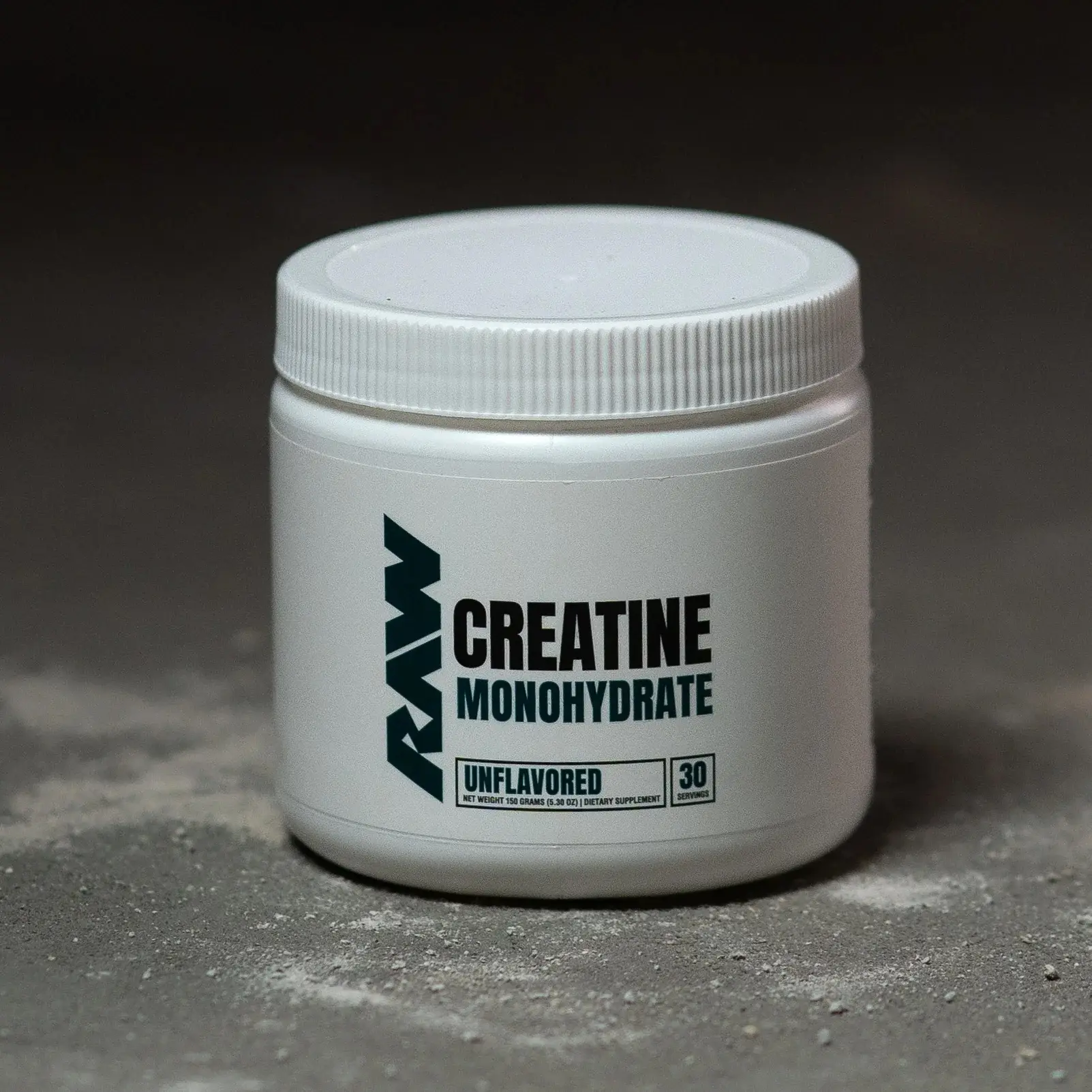RAW NUTRITION Pure Creatine Monohydrate Powder – Unflavored Workout Supplement, Edible Dietary Fitness Supplement for Muscle Support and Energy Boost During Workouts, Fitness Supplements