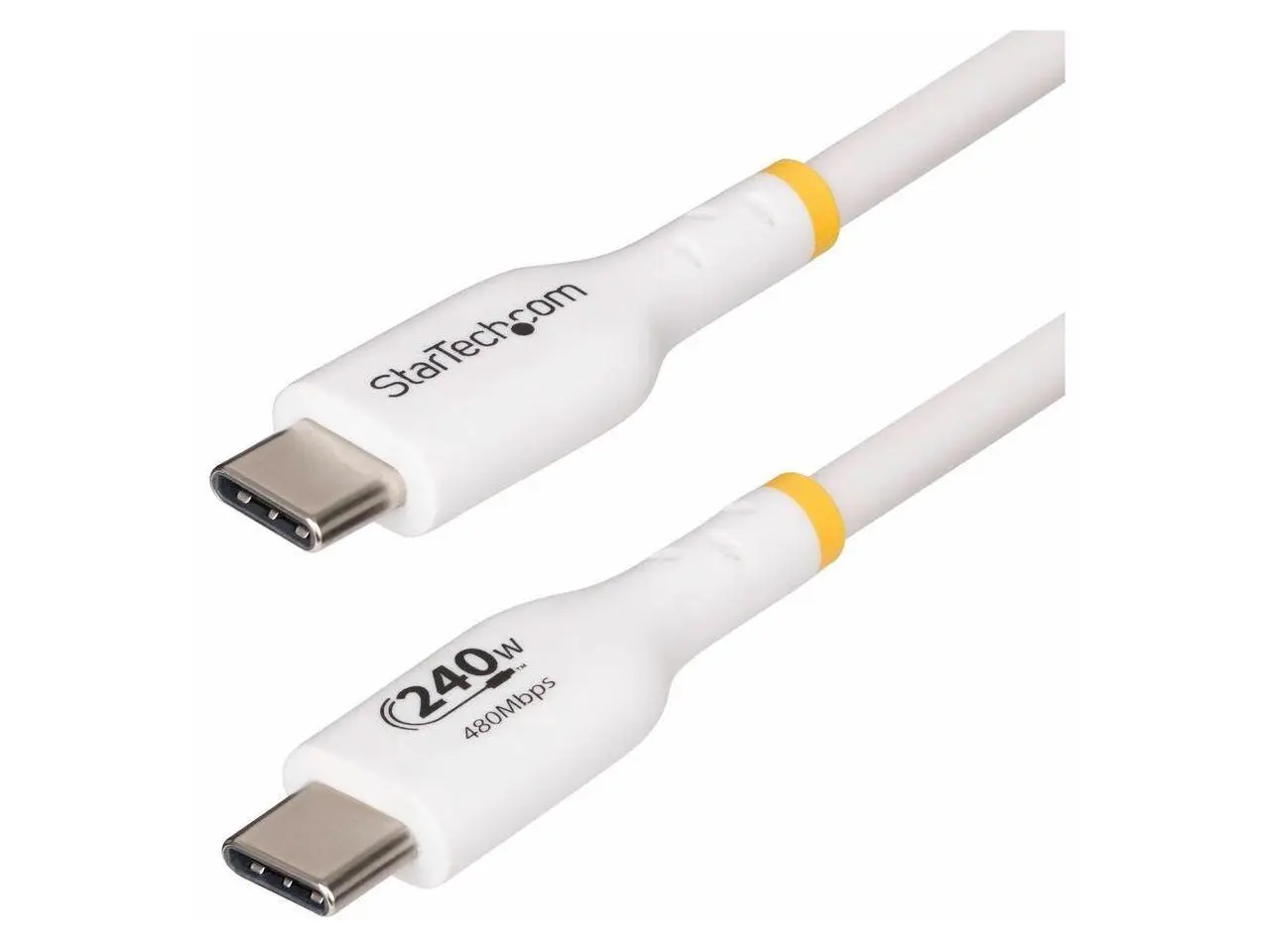 StarTech.com 13ft USB C Charging Cable, USB-IF Certified USB-C Cable 240W - USB-C cable - 24 pin USB-C to 24 pin USB-C - 13 ft - USB2EPR13FW