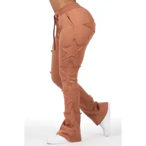 Sinayah Mocha Stacked Track Pant