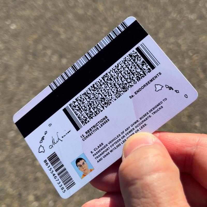 McLovin ID card from movie Superbad with Hologram