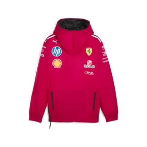 PUMA Mens Scuderia Ferrari Team Reversible Jacket Athletic Outerwear Casual - Red