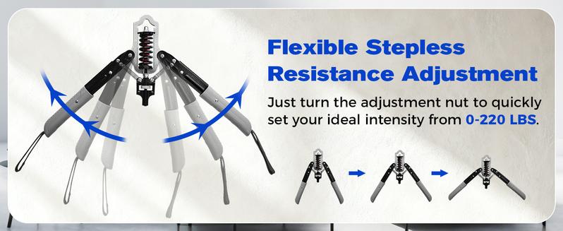 Relifesports Adjustable Resistance Arm Trainer Chest workout Twister Arm Exerciser Adjustable 0-220lbs/350lbs Hydraulic Power, Home Chest Expander, Shoulder Muscle Training Fitness Equipment, Arm Enhanced Exercise Strengthener