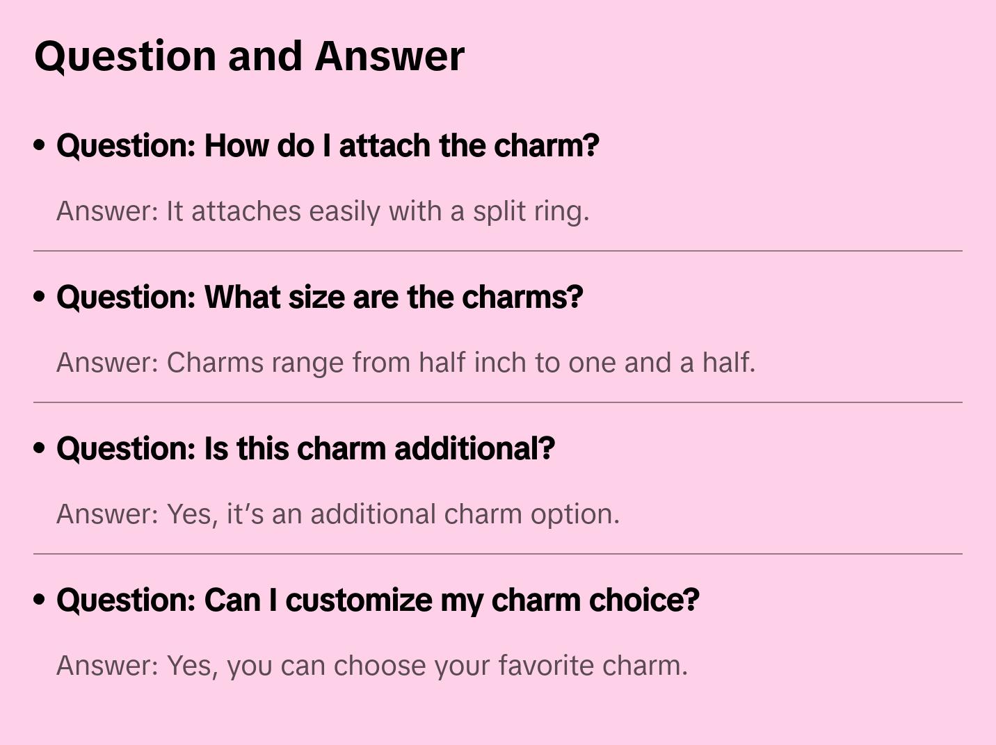 Add on Miscellaneous Charms for Cat or Dog Collars by Pugs2Persians