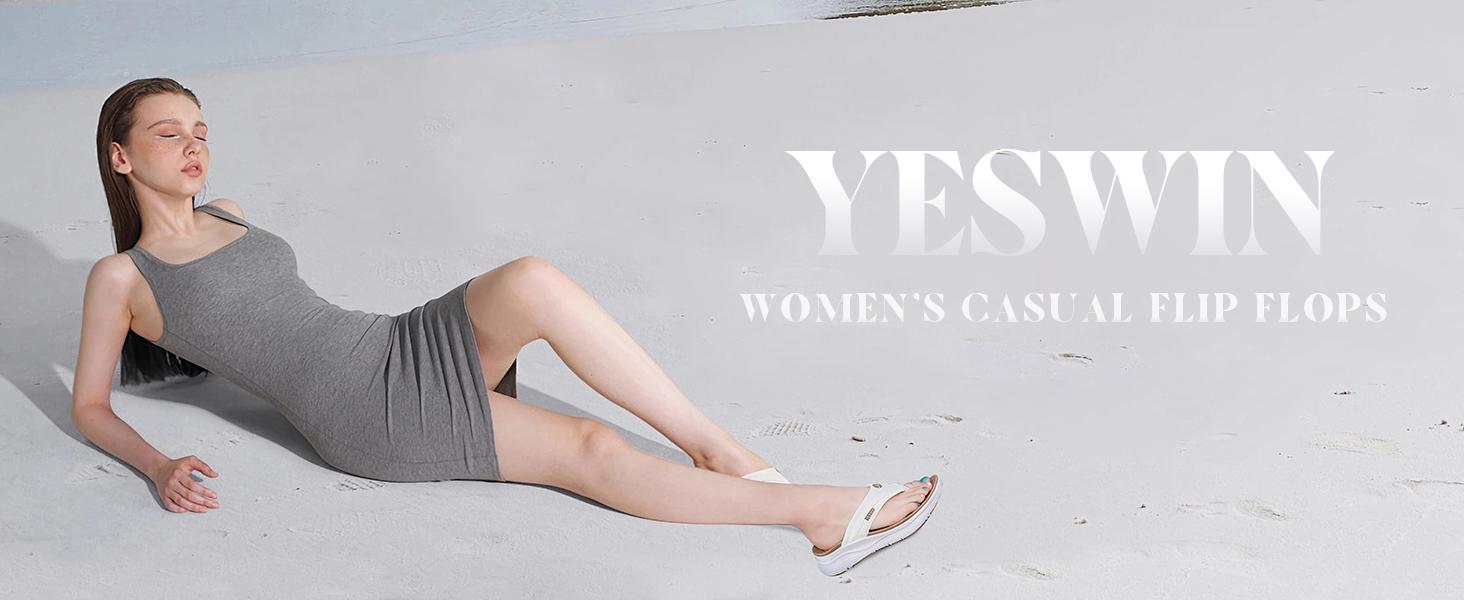 Women's Orthotic Platform Flip Flop with Arch Support Ladies Comfortable Recovery Walking Thong Sandals Slip On Indoor Outdoor for Summer Beach