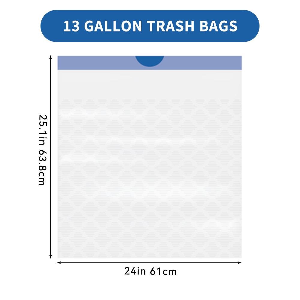 120 Bags 8 Gallon Lavender Aroma Non Tear Expandable Drawstring Plastic DisposableGarbage Bags-Super Strong, Leak-Resistant, Odor-Proof For Bedroom, Kitchen, Living Room,Outdoor, And Toilet Use Trash Bag- Convenient And Sanitary Waste Solution