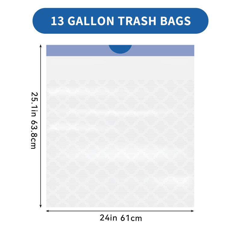 120 Bags 8 Gallon Lavender Aroma Non Tear Expandable Drawstring Plastic DisposableGarbage Bags-Super Strong, Leak-Resistant, Odor-Proof For Bedroom, Kitchen, Living Room,Outdoor, And Toilet Use Trash Bag- Convenient And Sanitary Waste Solution