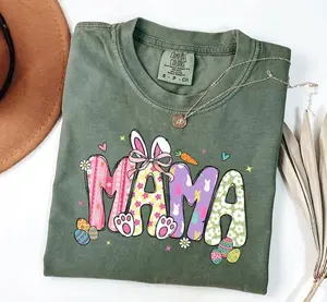 Comfort Colors Easter Mama Shirt, Easter Mimi Shirt, Easter Gigi, Easter Mom Sshirt,Easter Gift For Mom, Mama Bunny Shirt, Easter Mama Outfit