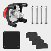 Nilight Battery Switch 12-48V Waterproof Heavy Duty Battery Power Cut Master Switch Disconnect Isolator for Car Vehicle RV and Marine Boat (On/Off) Nilight Battery Switch 12-48V Waterproof Heavy Duty Battery Power Cut Master Switch Disconnect Isolator for Car Vehicle RV and Marine Boat (On/Off)