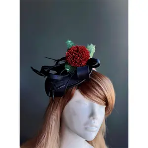 Christmas Flower Fascinator