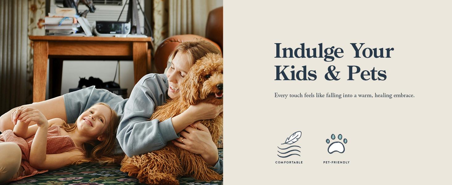 Lahome Floral Washable Rug, Large Rugs for Living Room, Soft Boho Bedroom Rugs, Non Slip Botanical Ultra Thin Floor Carpet for Dining Room Nursery