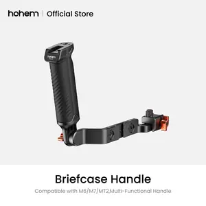 hohem Adjustable Sling Handgrip for hohem iSteady MT2, M6 Gimbal, Gimbal Sling Handle with Built-in Wrench, Multiple Threaded Holes, hohem Briefcase Handle for Low Angle Shooting Aluminum Handgrip for Camera Gimbal