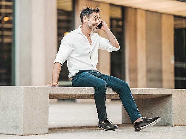 Bruno Marc Men's Vegan Leather Slip-On Penny Loafers