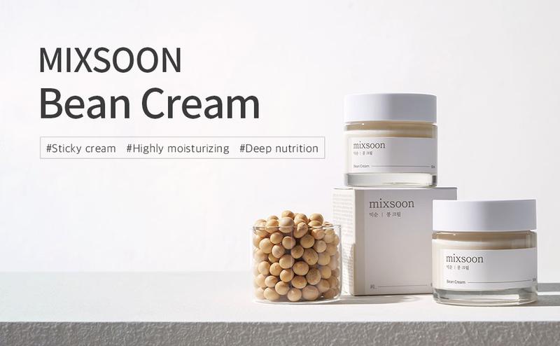 [mixsoon Official Shop] Bean Cream 1.69 fl.oz / 50ml - Intensive Facial Cream, Korean Moisturizer for Glass Skin
