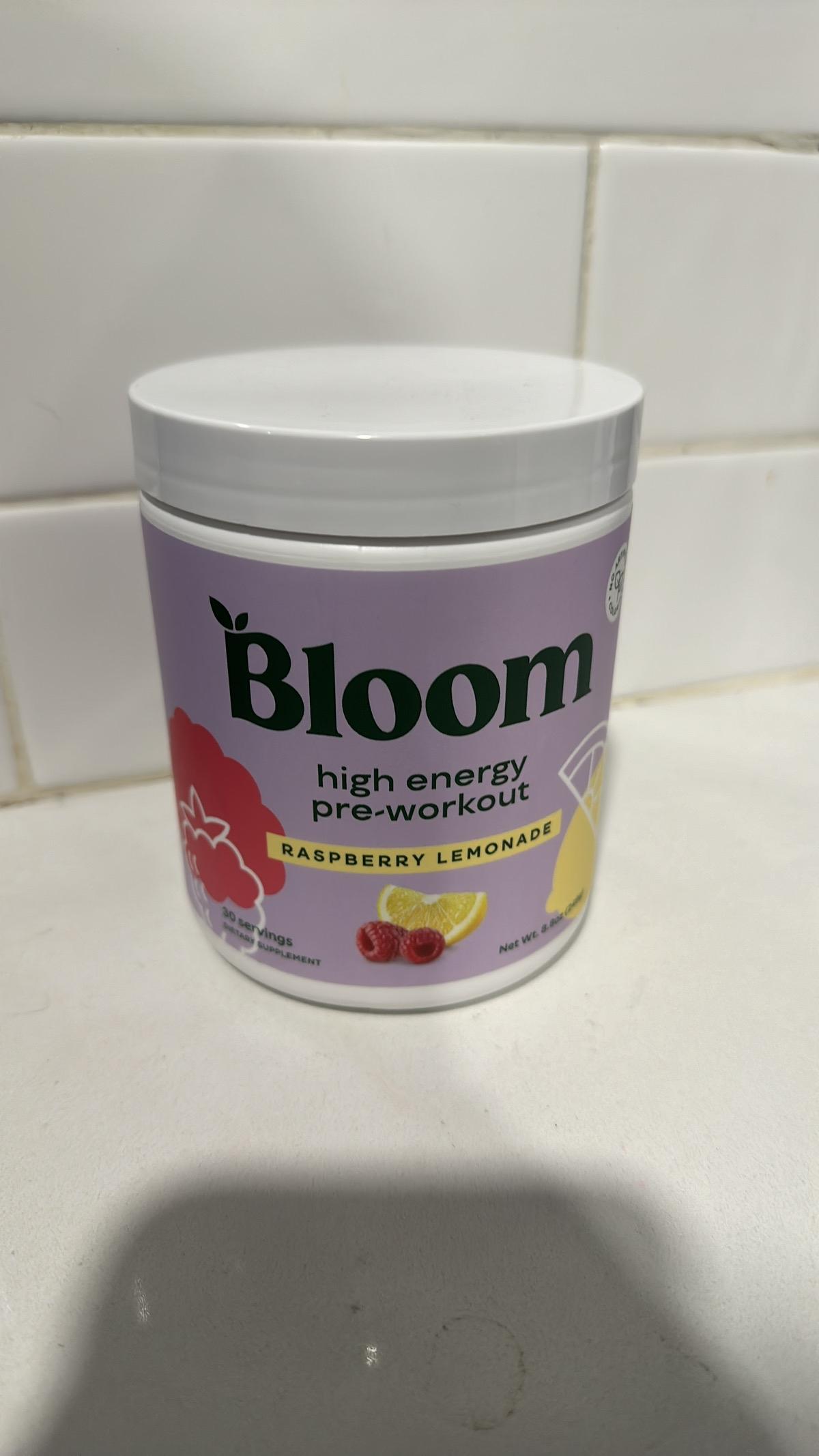 Bloom High Energy Pre-Workout for Fitness and Dietary Supplement
