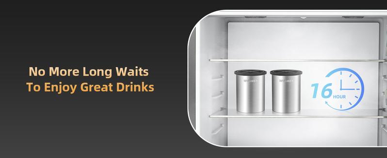 WIBIMEN 2 Pack Clear Ice Makers  With Ice Tong & Storage Box – Bar Quality at Home