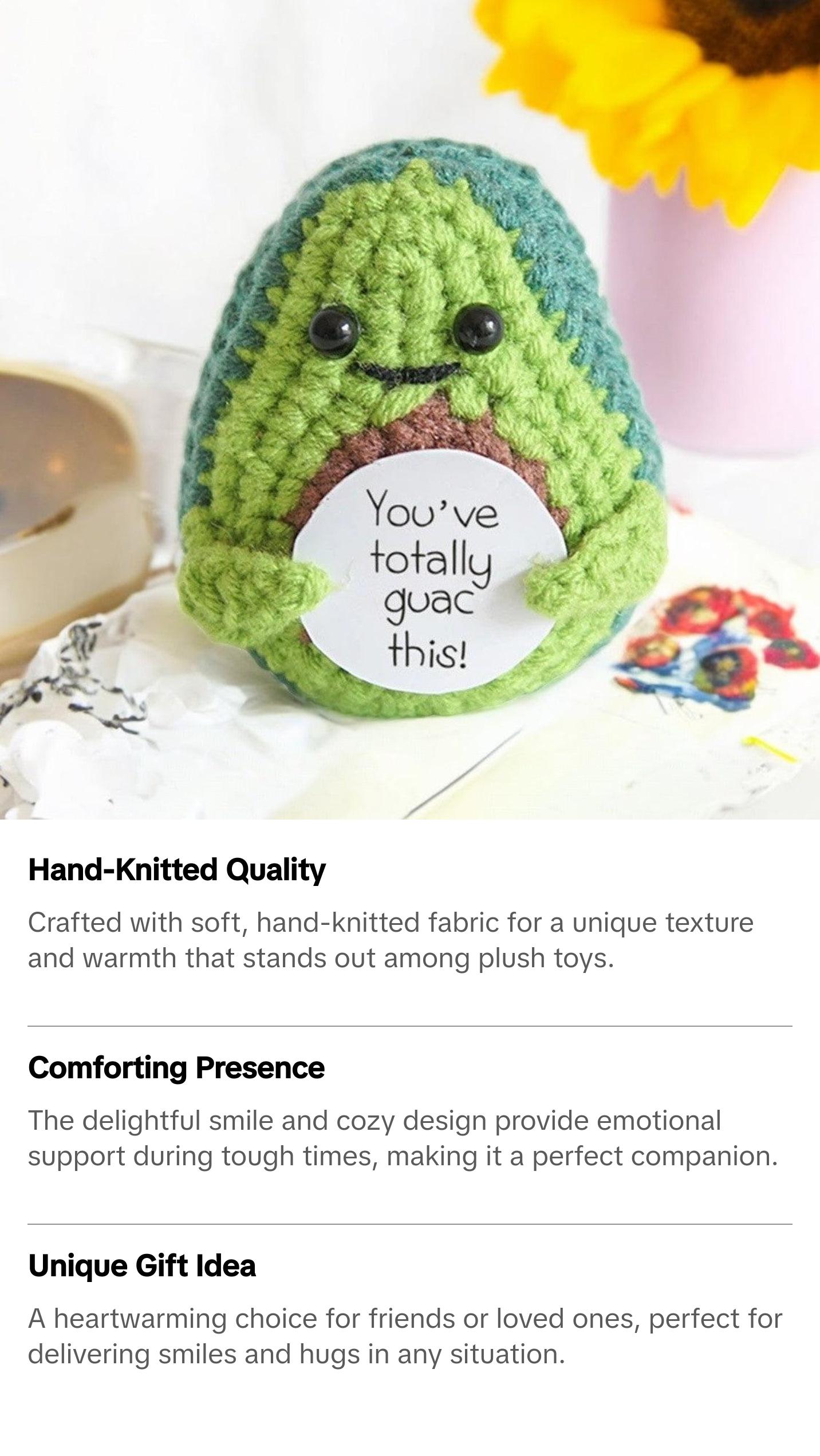 Handmade You've Totally Got This Avocado