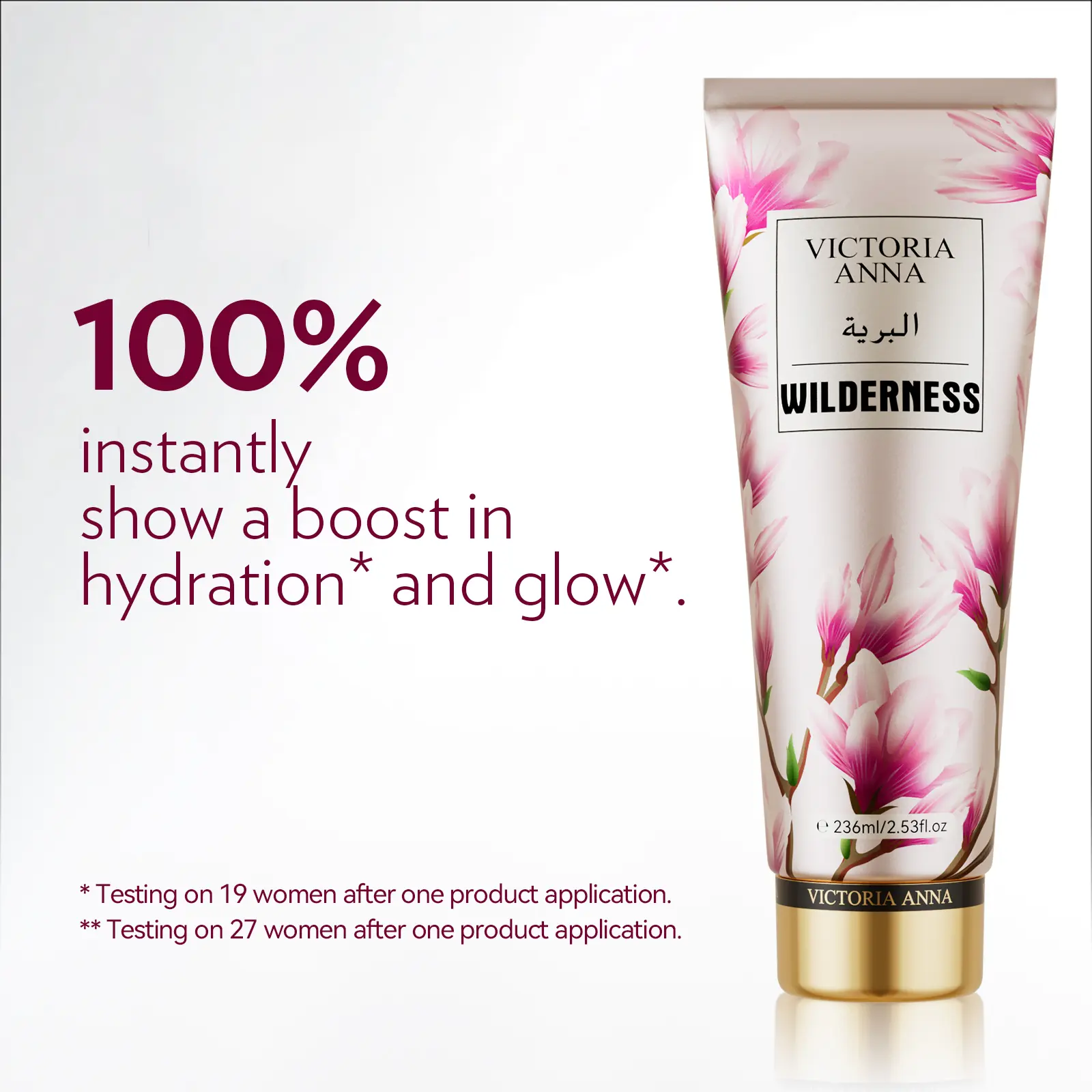 Victoria Anna Panthenol Hand-Foot-Body Moisturizing Cream - Hand Skin Care, Hydrating, Moisture-Boosting, 8oz (236mL) Normal Skin Single Item Hydrator