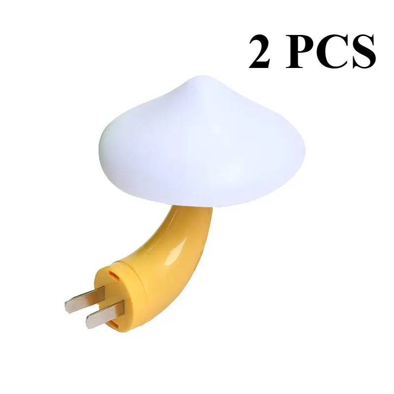 2 PCS Sensor LED Night Light Plug in Lamp Mushroom Night Light 7-Color Changing Magic Pretty Mushroom-Shaped for Adults Kids Night Lights for Bedroom, Bathroom,Toilet, Stairs, Kitchen, Hallway Corridor