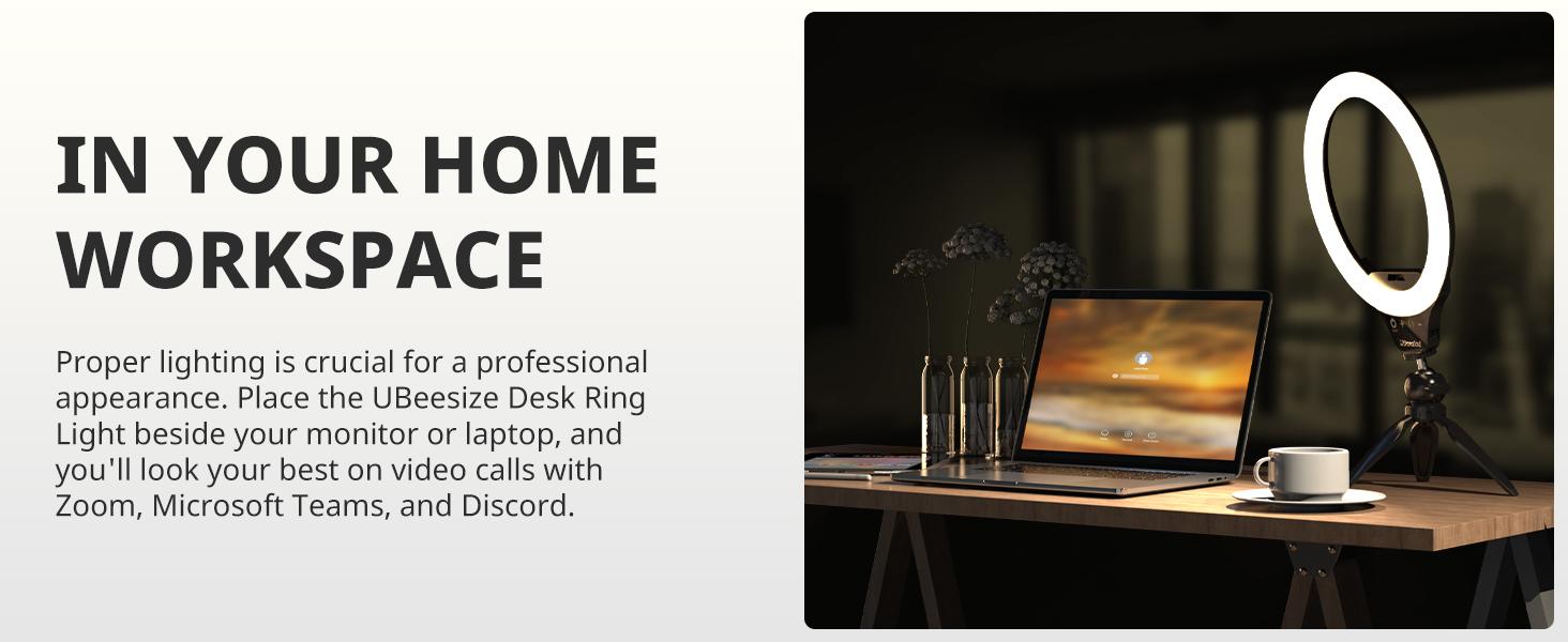 UBeesize 10" Selfie Ring Light with Bluetooth Tripod & Phone Holder Dimmable LED Light for Makeup TikTok YouTube Live Streaming Compatible with iPhone & Android