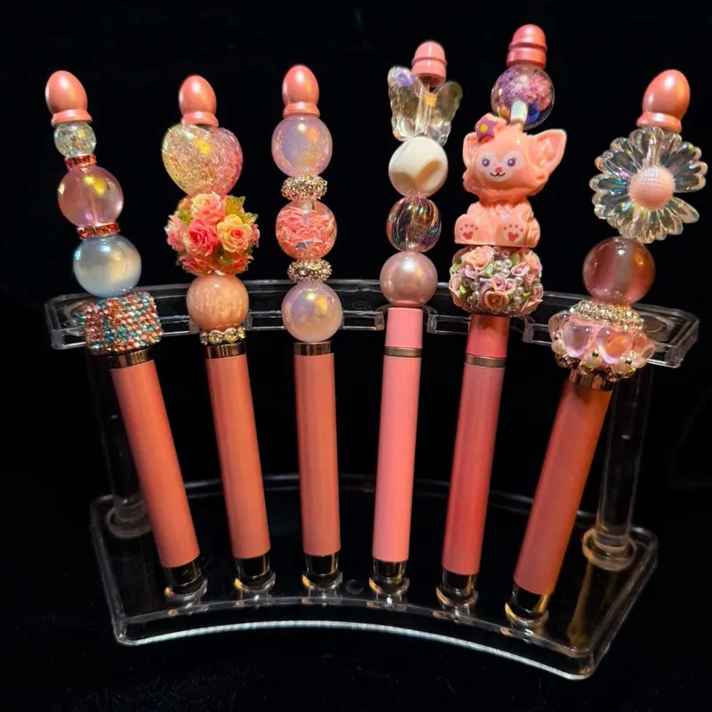 Stylish beaded pens and stylus combo