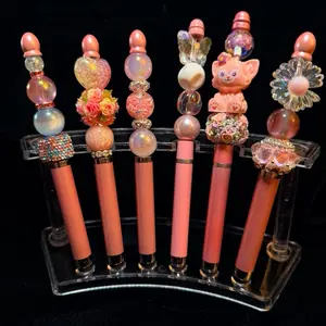Stylish beaded pens and stylus combo