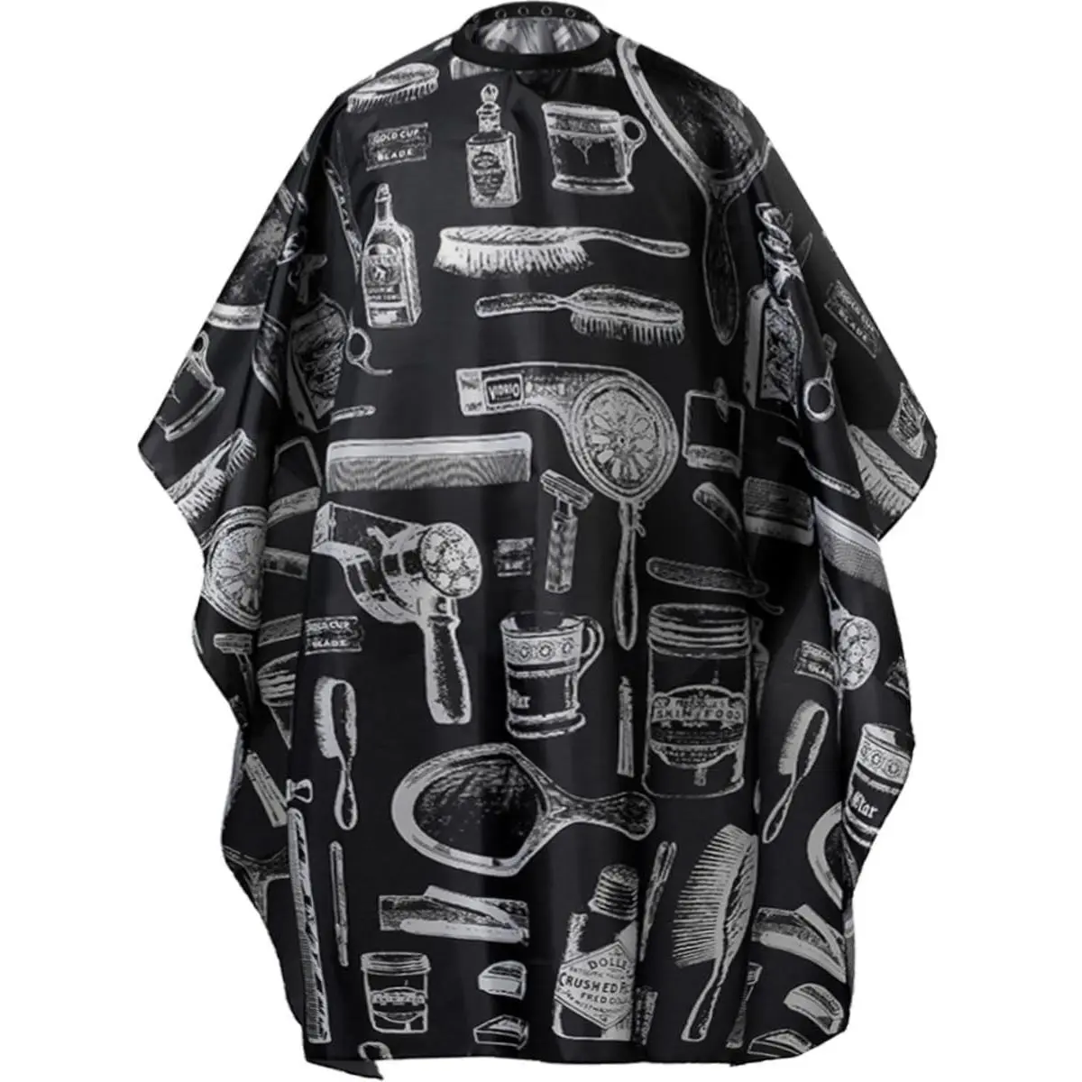 Unisex Professional Adjustable Salon Hair Styling Cape for Adults - Nylon Haircut Gown with Adjustable Snap Closure, 50"x60" for Better Coverage, No