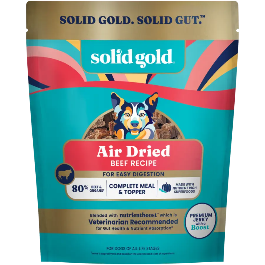 Solid Gold Air-Dried Treat & Meal Topper for Dogs, Nutritious, Delicious, Superfood Boost