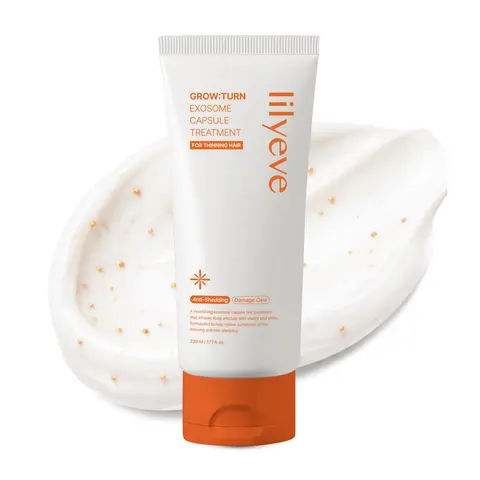 [LILYEVE] GROWTURN Capsule Haircare Treatment | Protein & Exosome Formula for Repair, Soothing, Hydrate, Clean, Dry Hair & Thicker Stronger Hair | 7.77 fl.oz.