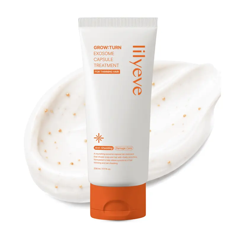 [LILYEVE] GROWTURN Capsule Haircare Treatment | Protein & Exosome Formula for Repair, Soothing, Hydrate, Clean, Dry Hair & Thicker Stronger Hair | 7.77 fl.oz.