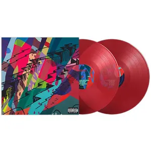 Kid Cudi - INSANO [Translucent Red 2 LP]  [VINYL RECORD - LP] Explicit, Red, Clear Vinyl
