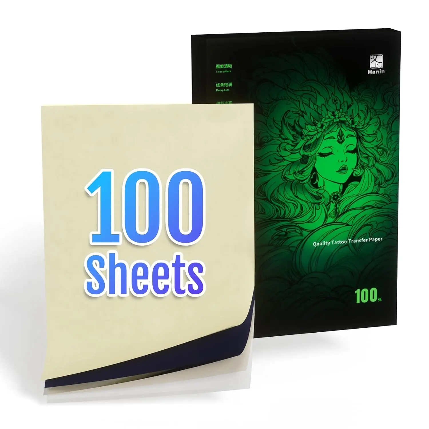 100 Sheets A4 Tattoo Stencil Paper, Professional Thermal Transfer Paper for Tattooing, Compatible with MT660 & Most Thermal Printers, Smudge-Free,back to school,back to school haul